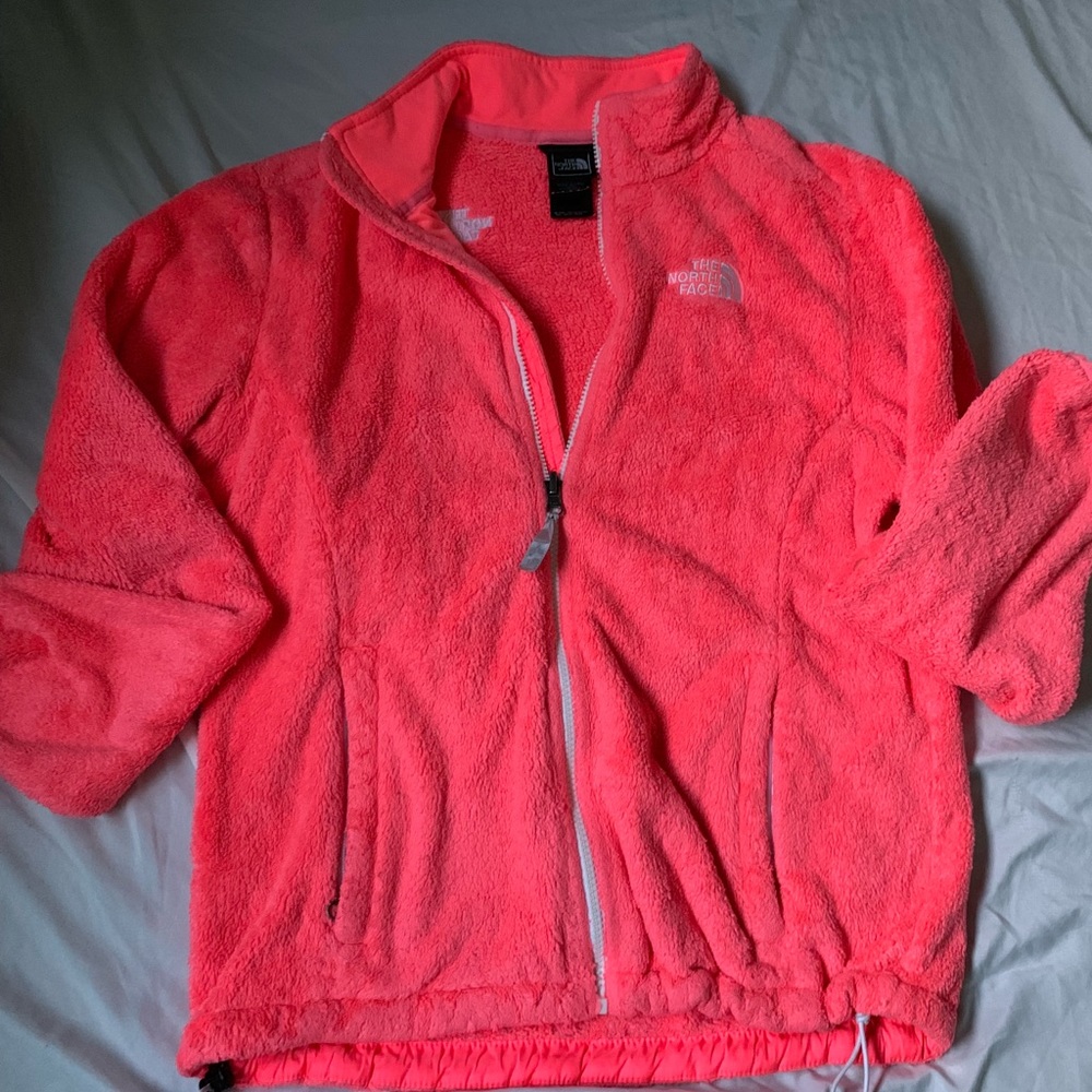 Women’s northface zip up fleece jacket medium